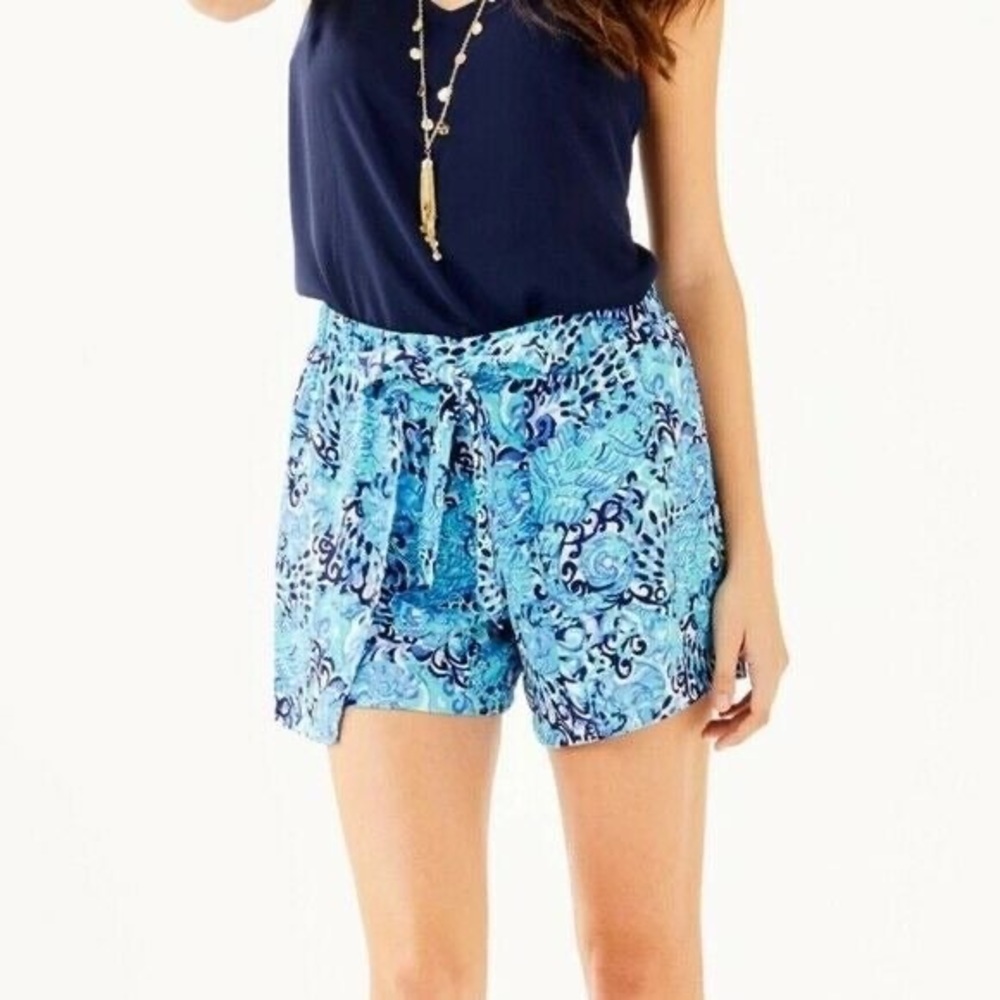 Blue shorts